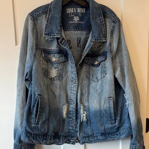 Guns N’ Roses Distressed Jean Jacket